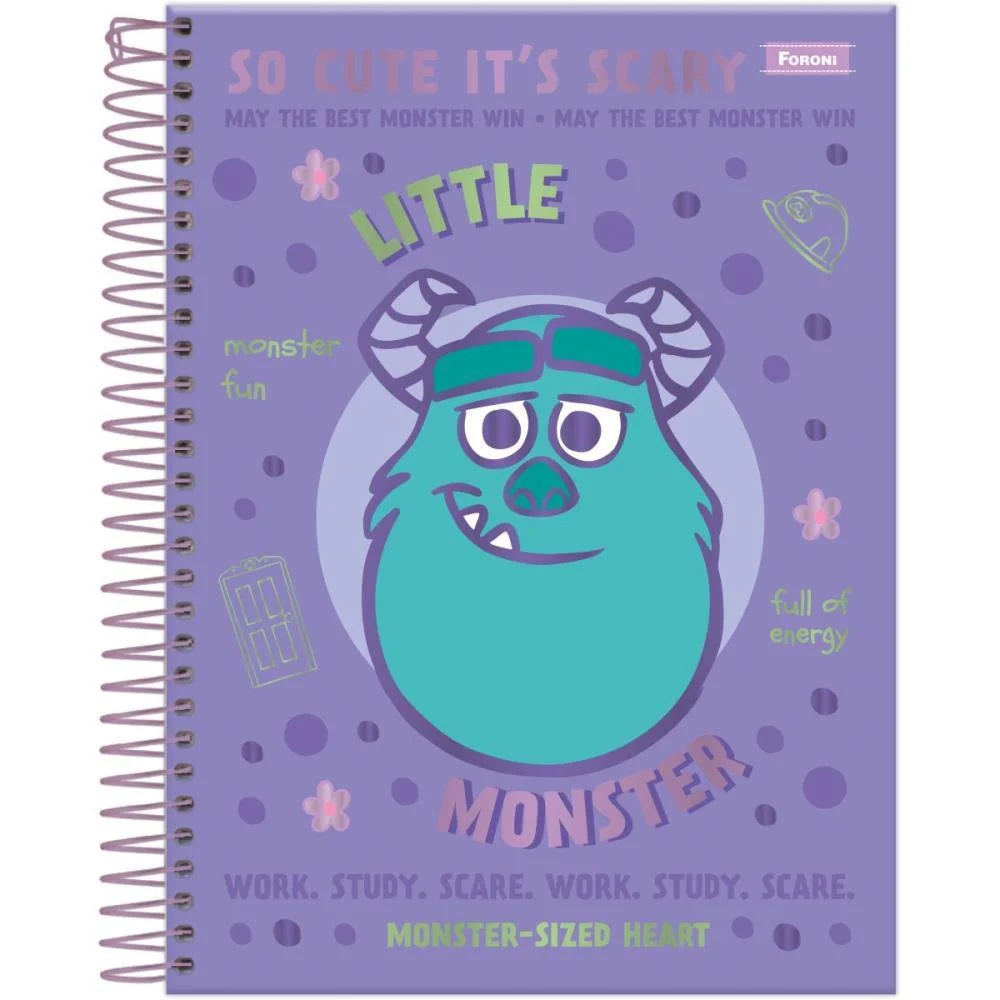 PAPEL DE CARTA DECORADO MONSTROS S. A. CADERNO CD.80F FORONI (PCT.C/04) - imagem 11