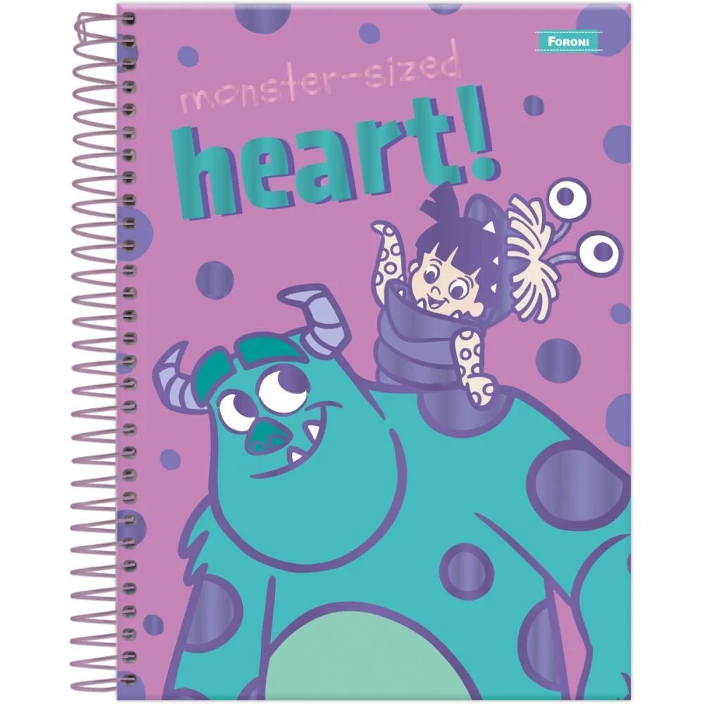 PAPEL DE CARTA DECORADO MONSTROS S. A. CADERNO CD.80F FORONI (PCT.C/04) - imagem 3