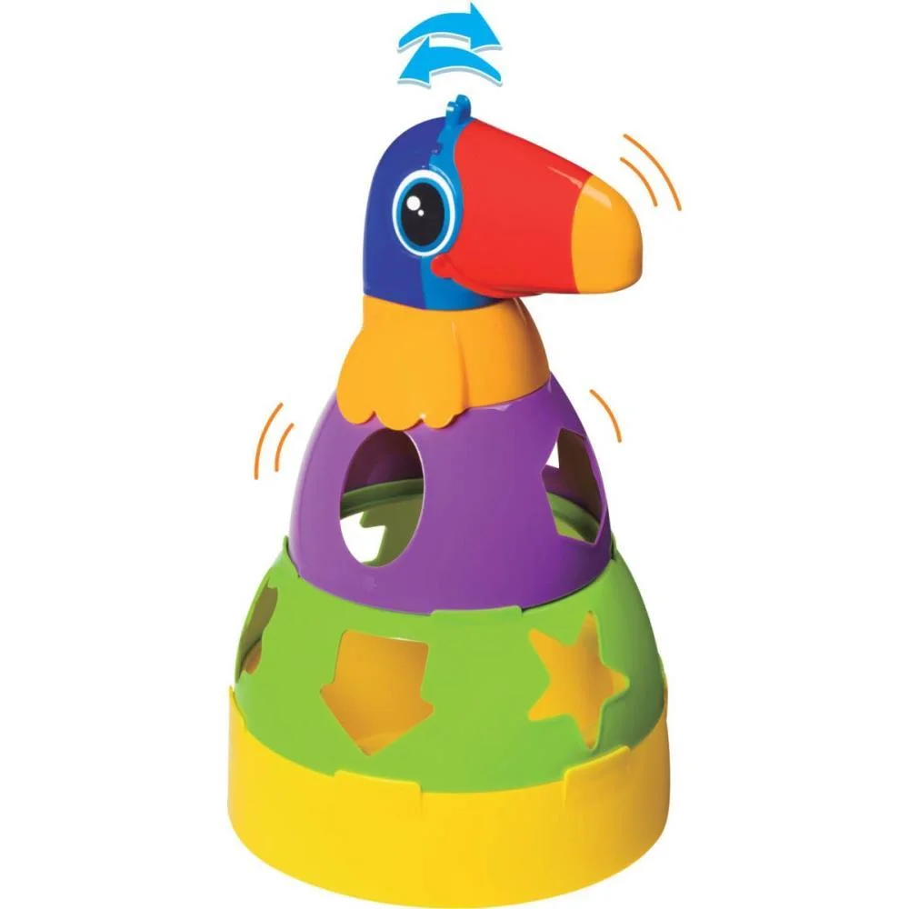 BRINQUEDO EDUCATIVO TUCANO DIDATICO C/BLOCOS MERCO TOYS (UNIDADE) - imagem 5