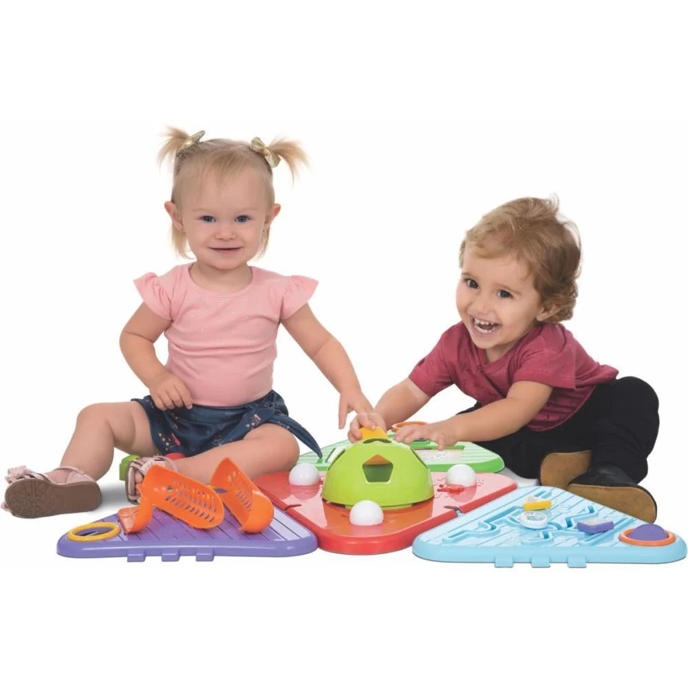 BRINQUEDO EDUCATIVO PIRAMIDE FESTA NA FAZENDA MERCO TOYS (UNIDADE) - imagem 3