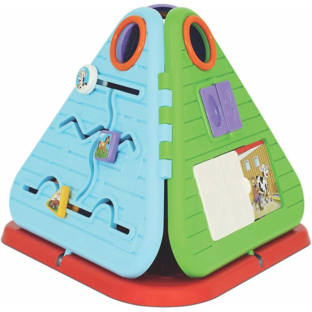 BRINQUEDO EDUCATIVO PIRAMIDE FESTA NA FAZENDA MERCO TOYS (UNIDADE) - imagem 5