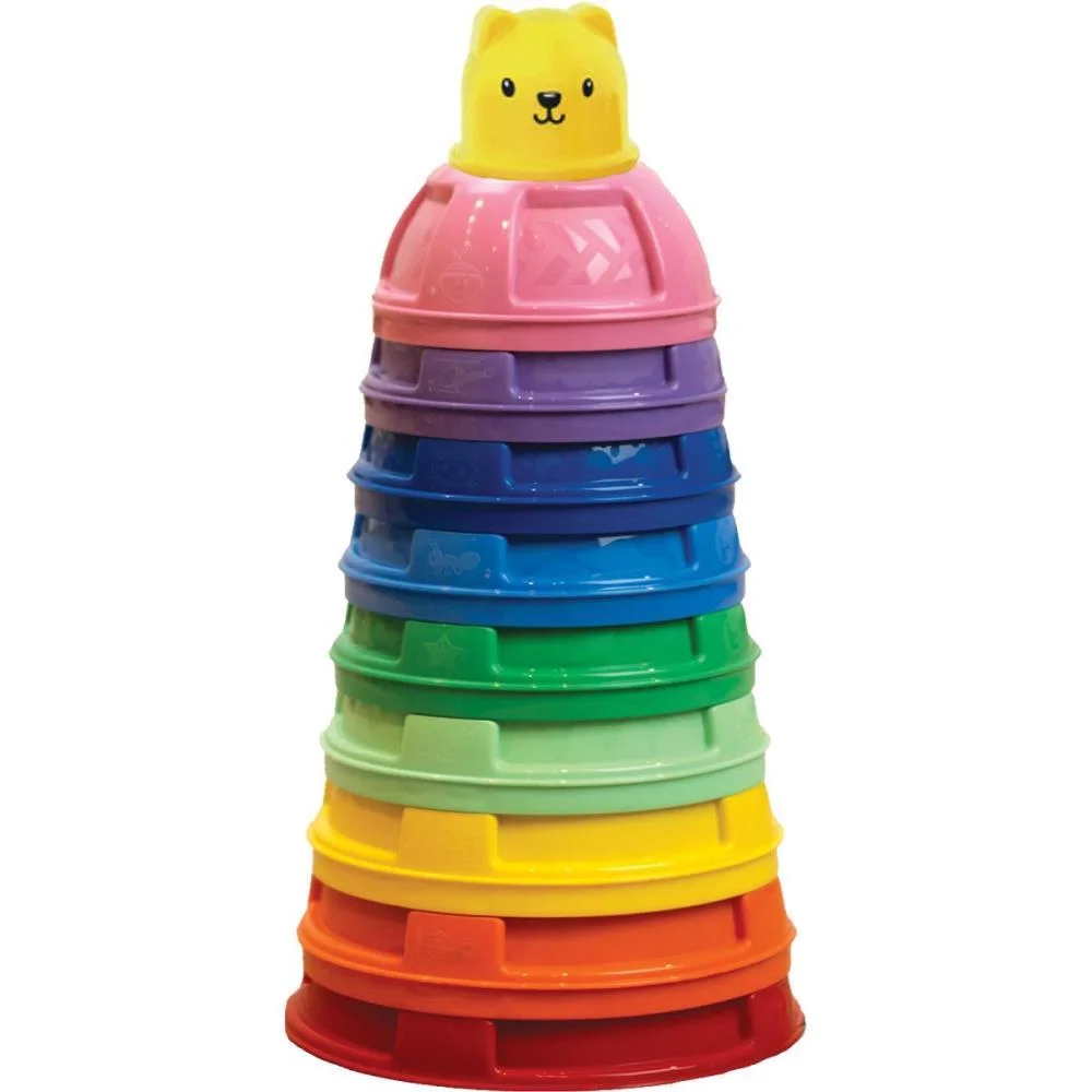 BRINQUEDO EDUCATIVO POTES DE EMPILHAR GGB PLAST (UNIDADE) - imagem 2