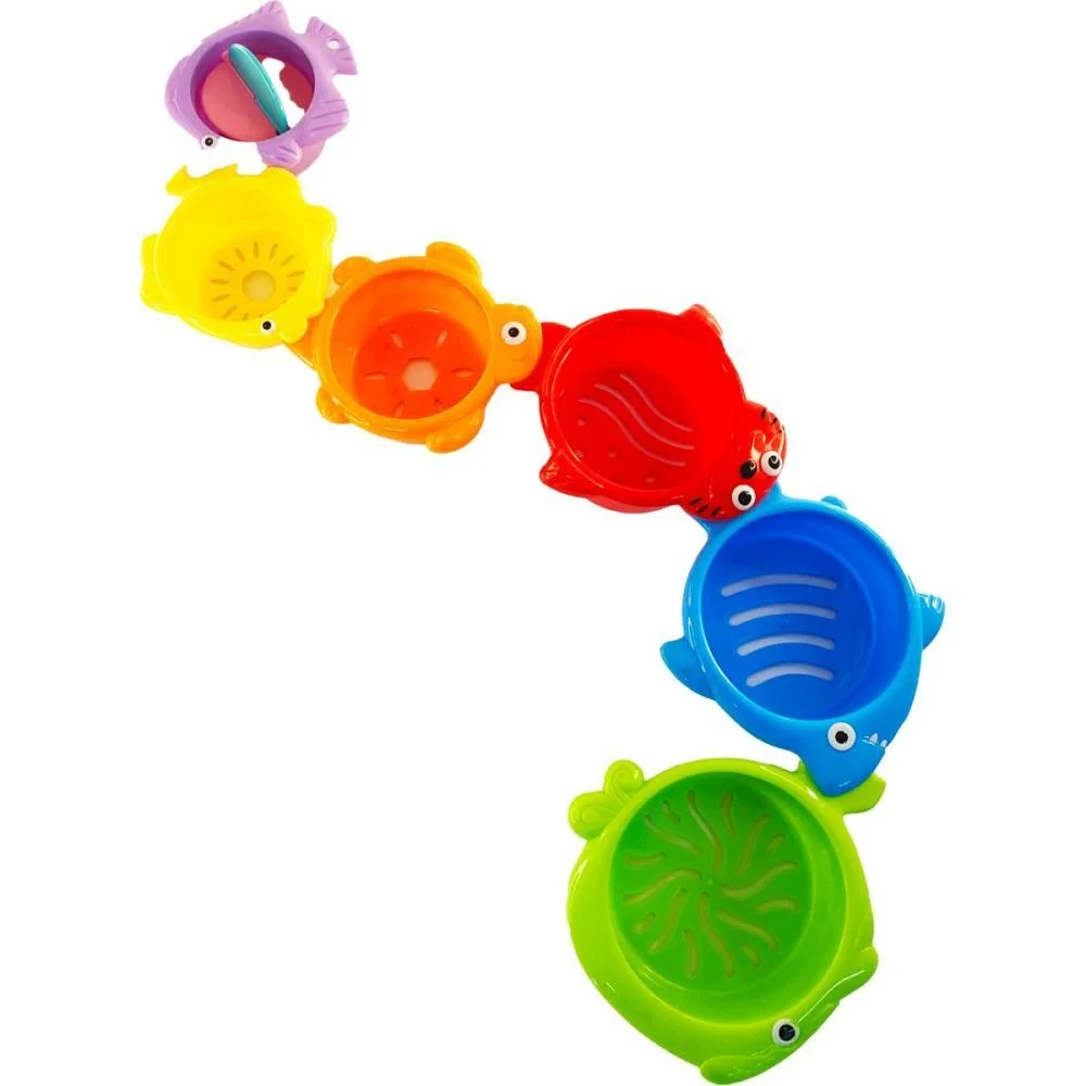 BRINQUEDO EDUCATIVO TORRE DIVERTIDA 6 POTES (S) TOY MIX (UNIDADE) - imagem 4