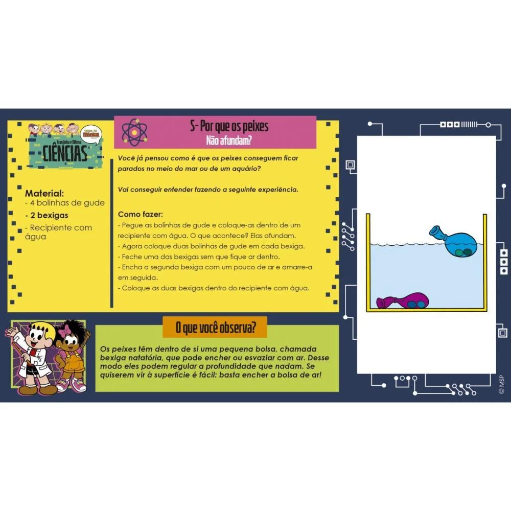 BRINQUEDO EDUCATIVO T.DA MONICA CIENCIA FRANJ.MILE NIG BRINQUEDOS (UNIDADE) - imagem 4