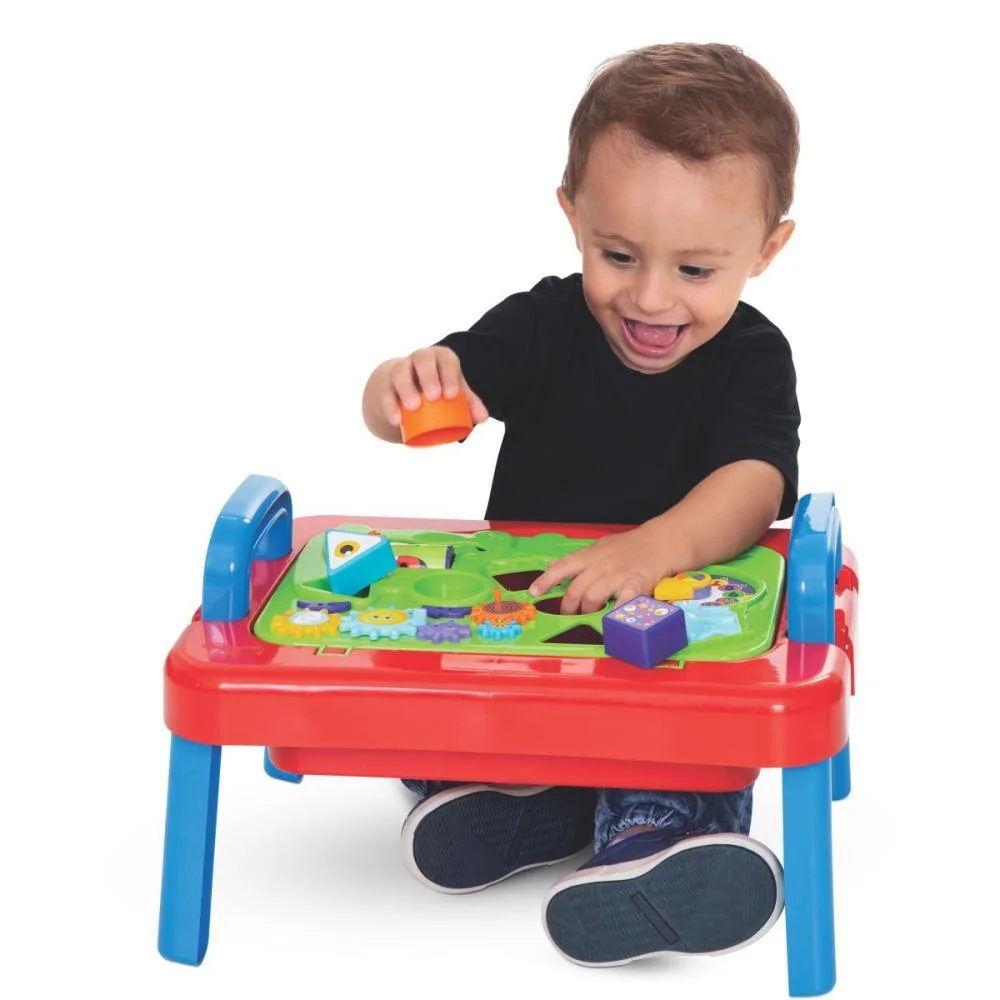 BRINQUEDO EDUCATIVO MESINHA DIDATICA C/ACESSORIOS MERCO TOYS (UNIDADE) - imagem 4