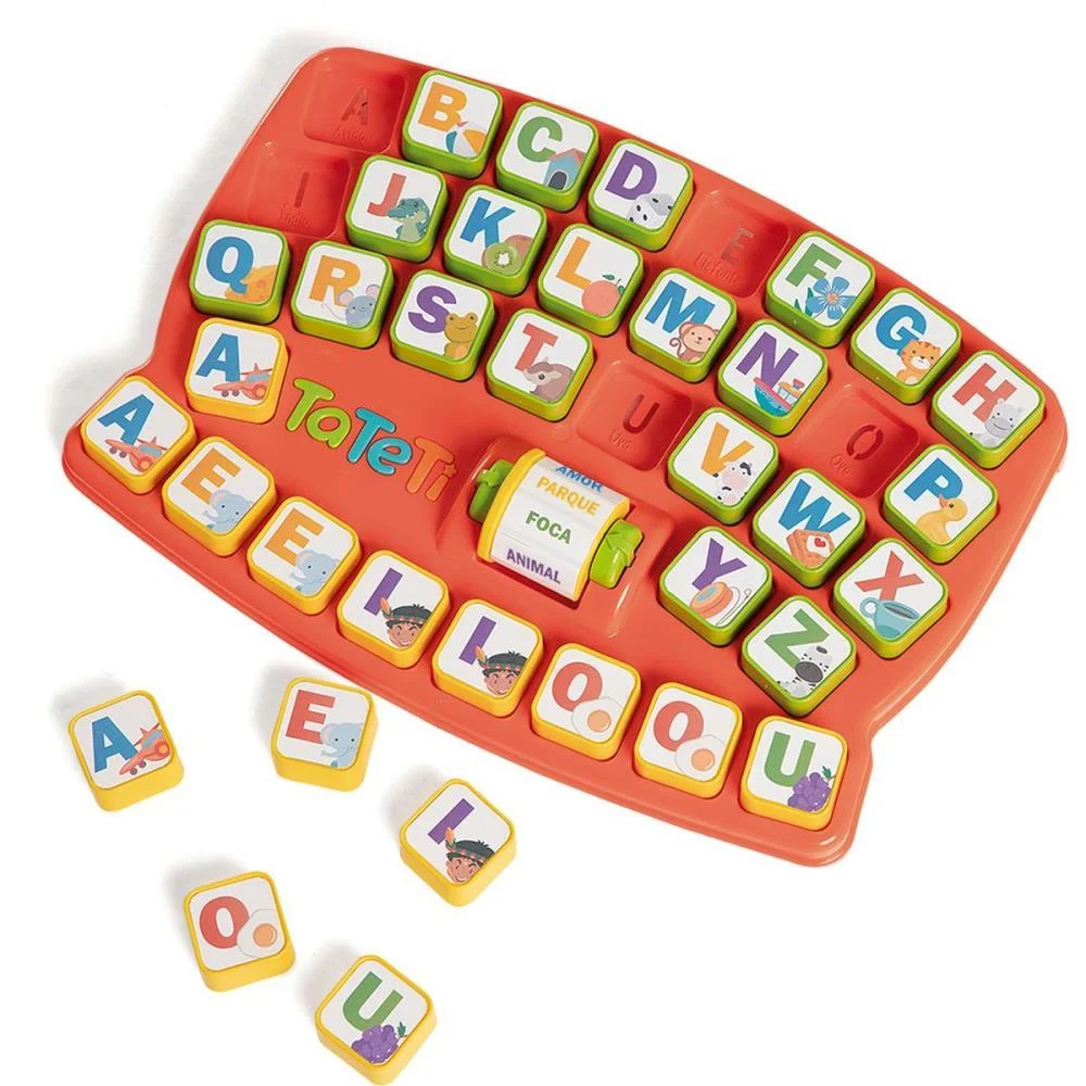 BRINQUEDO EDUCATIVO MONTA PALAVRAS TATETI (UNIDADE) - imagem 4