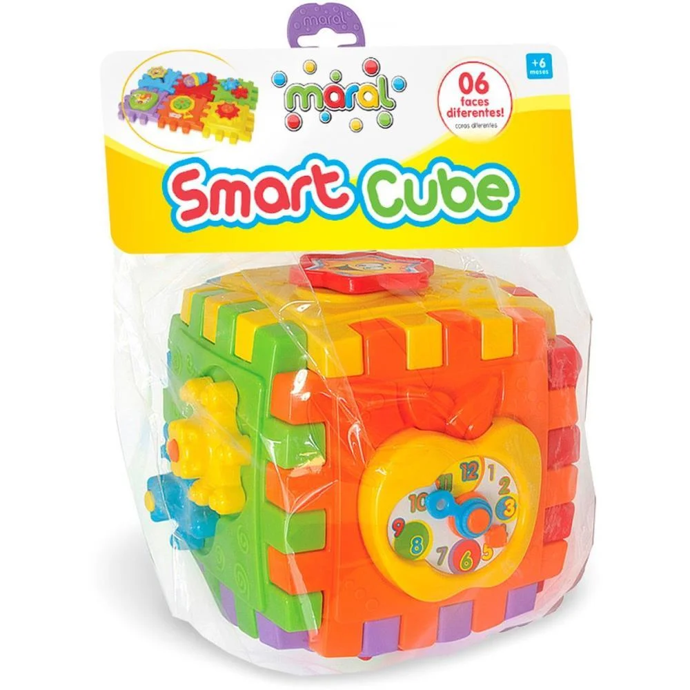 BRINQUEDO EDUCATIVO SMART CUBE C/SOM CAIXA MARAL (UNIDADE) - imagem 5