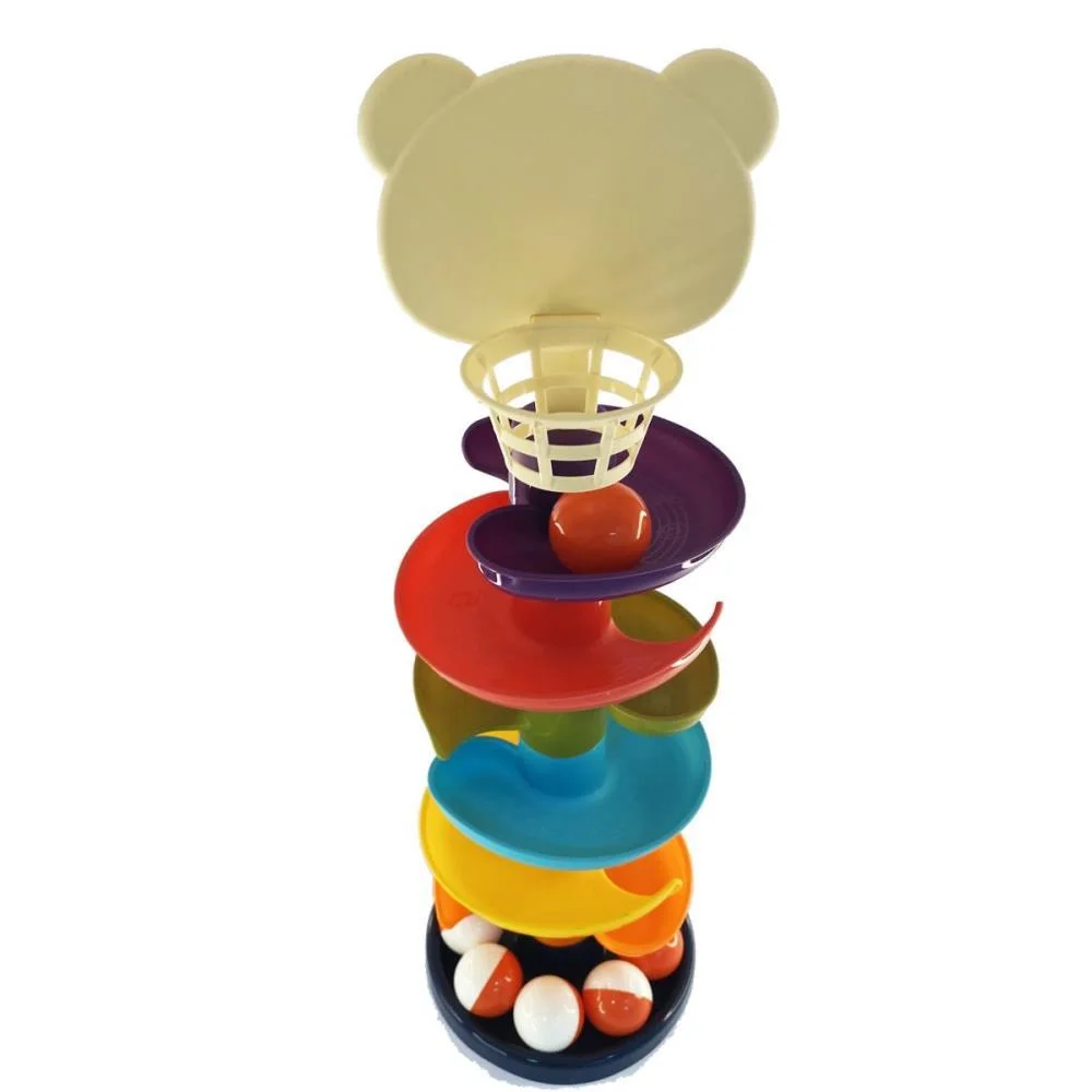 BRINQUEDO EDUCATIVO TOBOGA 7 VOLTAS URSO 14X43,5CM TOY MIX (UNIDADE) - imagem 5