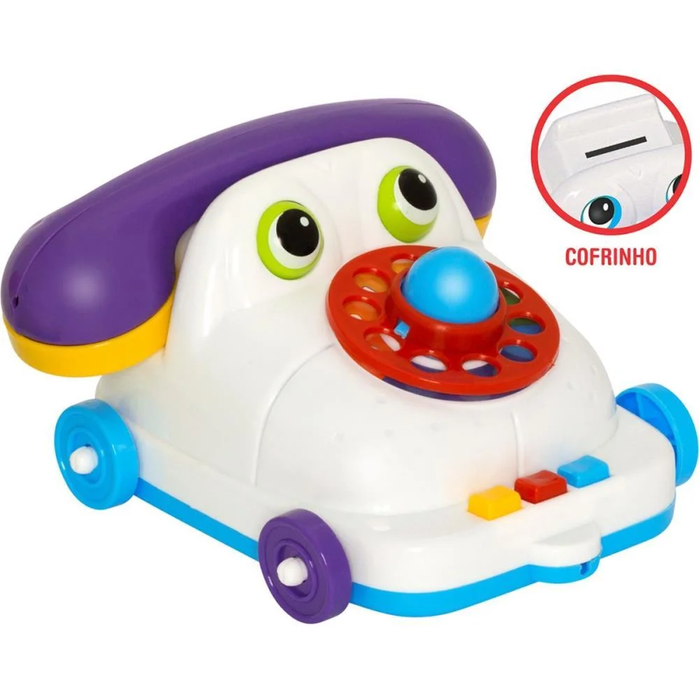 BRINQUEDO EDUCATIVO MAXPHONE COFRINHO MERCO TOYS (UNIDADE) - imagem 4