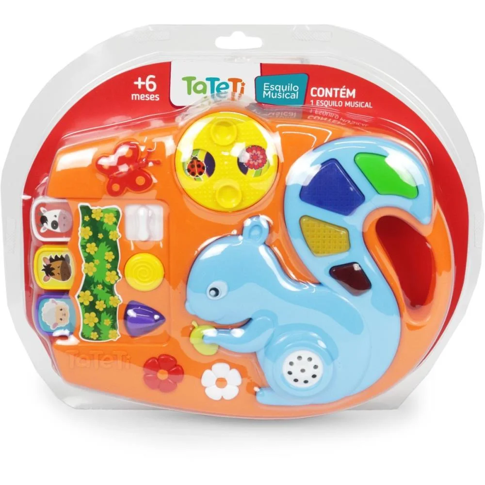 BRINQUEDO EDUCATIVO ESQUILO MUSICAL (S) TATETI (UNIDADE) - imagem 5