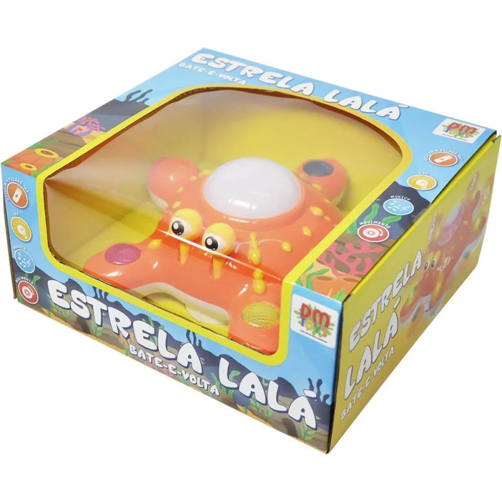 BRINQUEDO EDUCATIVO ESTRELA LALA BATE/VOLTA MUS (S DM TOYS (UNIDADE) - imagem 7