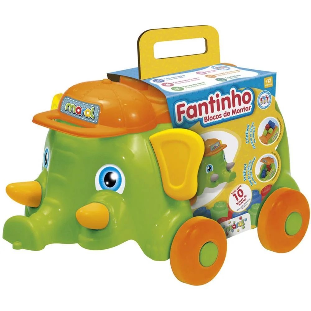 BRINQUEDO EDUCATIVO FANTINHO BLOCOS DE MONTAR MARAL (UNIDADE) - imagem 4