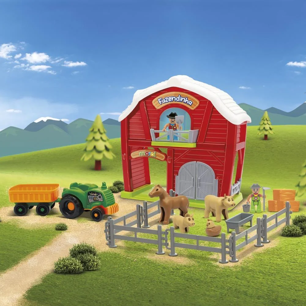 BRINQUEDO EDUCATIVO FAZENDINHA 21 PECAS MARAL (UNIDADE) - imagem 3