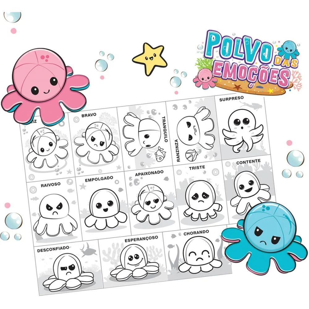 BRINQUEDO EDUCATIVO DESENHO MAGICO POLVO EMOCOES BIG STAR (UNIDADE) - imagem 4