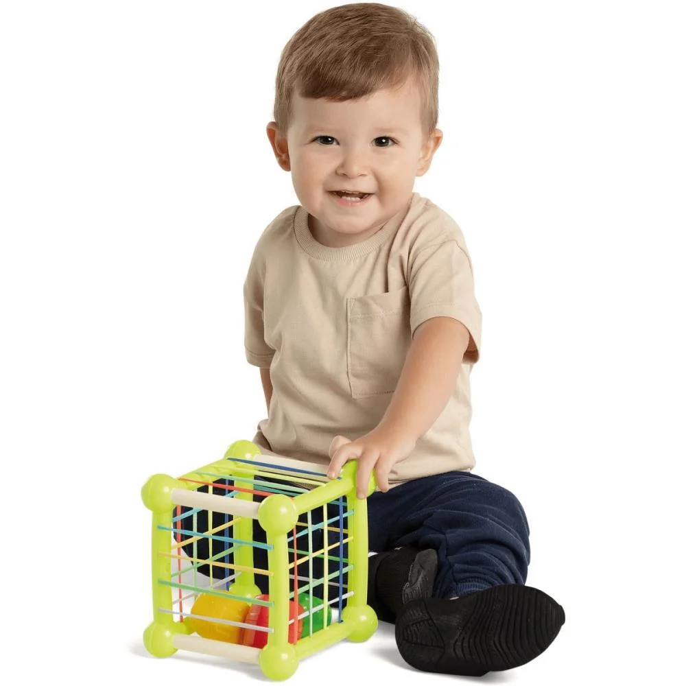 BRINQUEDO EDUCATIVO DESAFIO A FIO CUBO ELASTICO TATETI (UNIDADE) - imagem 7