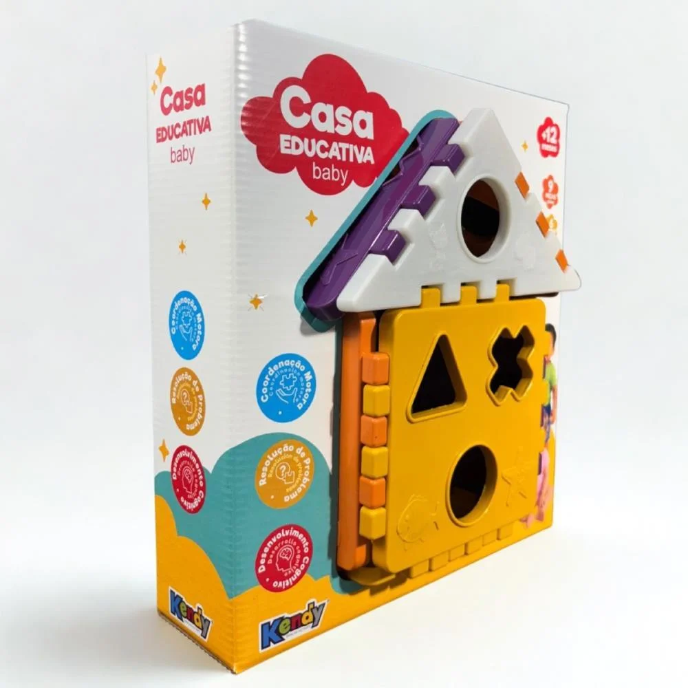 BRINQUEDO EDUCATIVO CASA BABY EDUCATIVA C/BLOCOS KENDY BRINQUEDOS (UNIDADE) - imagem 3