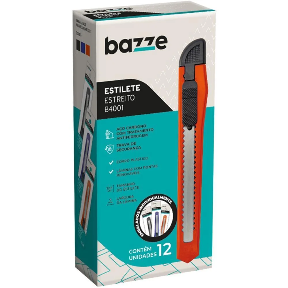 ESTILETE ESTREITO BAZZE B4001 PLASTICO (S) SUMMIT (CX.C/12) - imagem 5