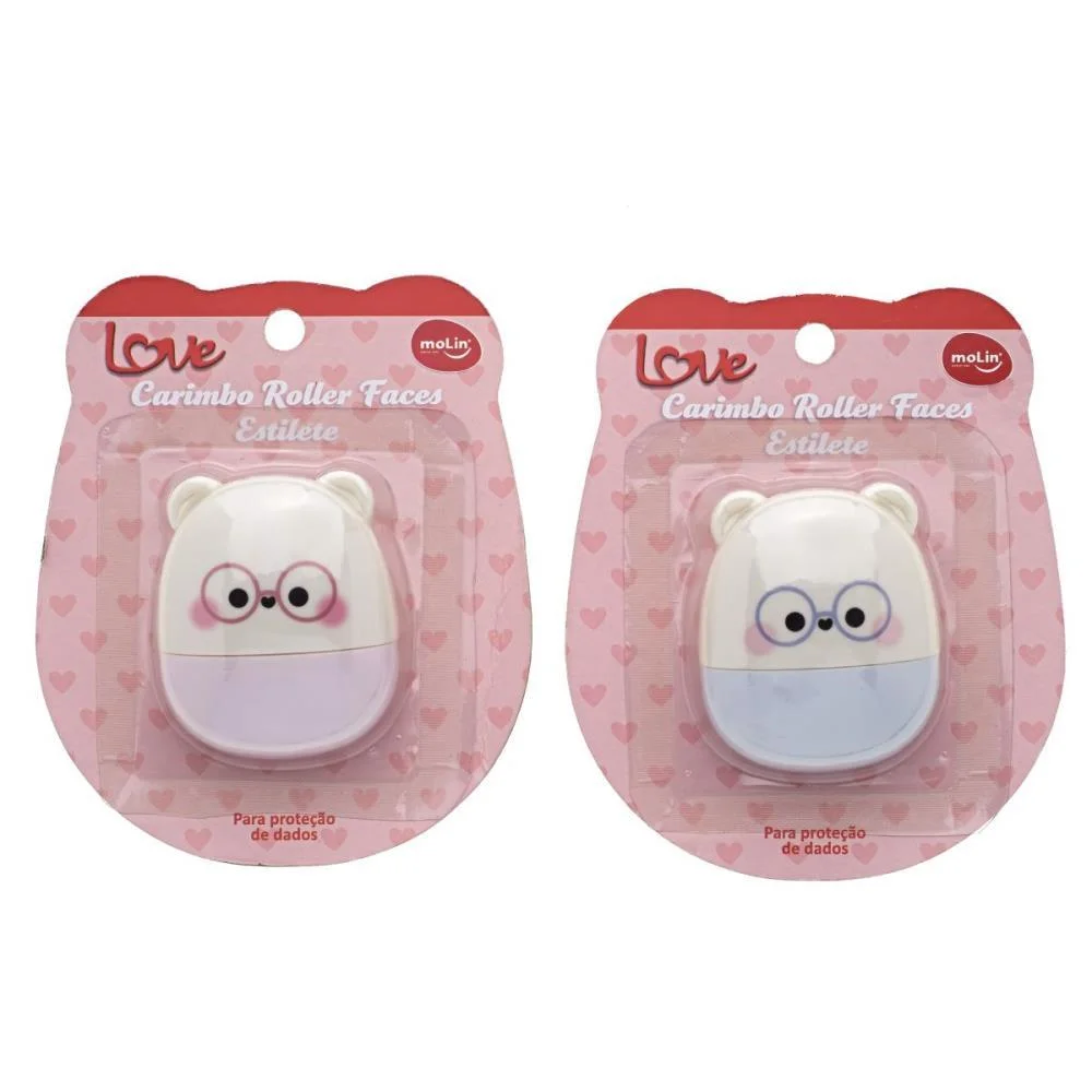ESTILETE ESTREITO LOVE FACE C/CARIMBO ROLLER MOLIN (BLISTER) - imagem 5
