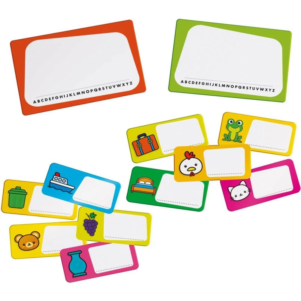 BRINQUEDO EDUCATIVO BRINCANDO C/LETRAS E DESENHOS PAIS E FILHOS (UNIDADE) - imagem 3