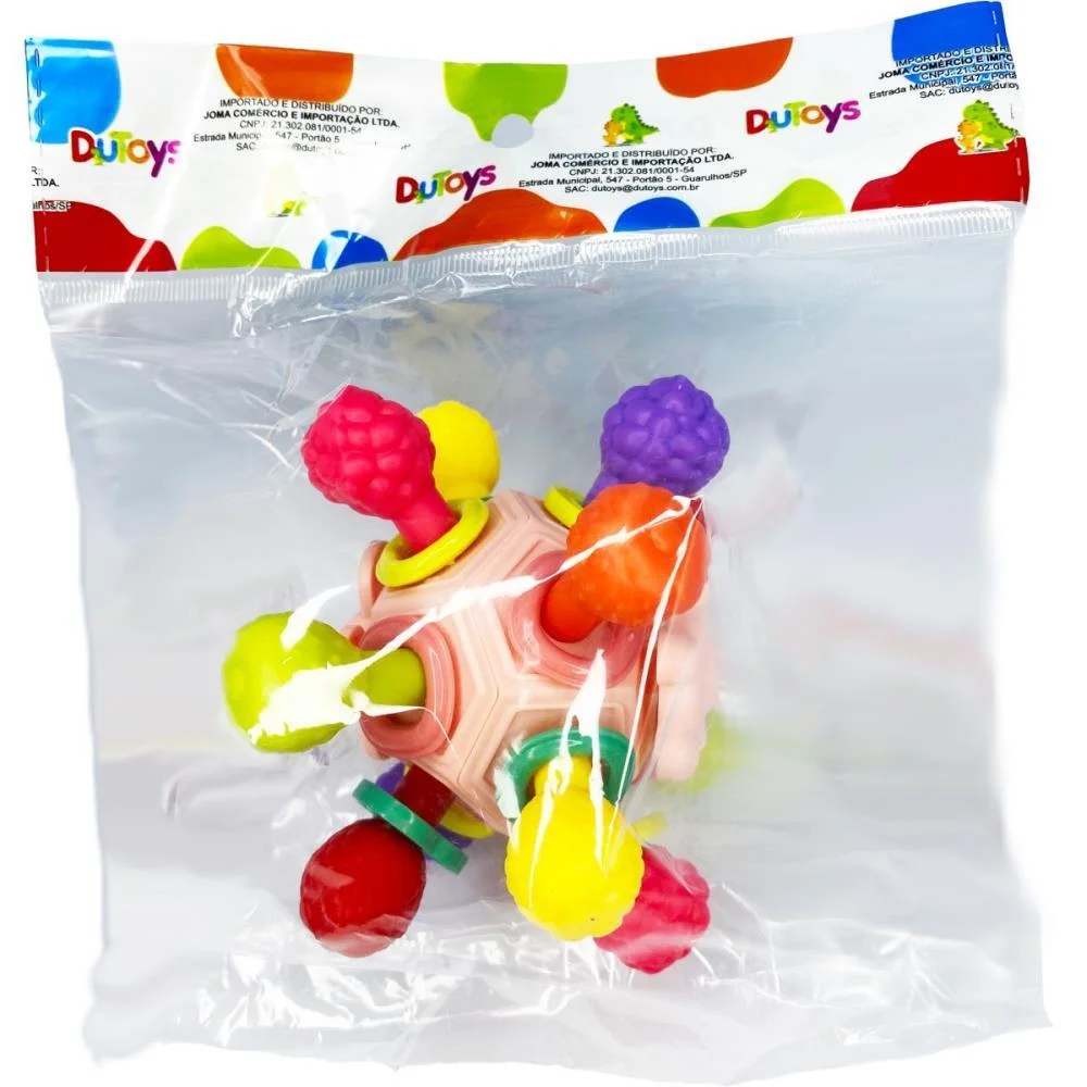 BRINQUEDO EDUCATIVO BOLINHA SENSORIAL ATOMICA TOY MIX (UNIDADE) - imagem 3