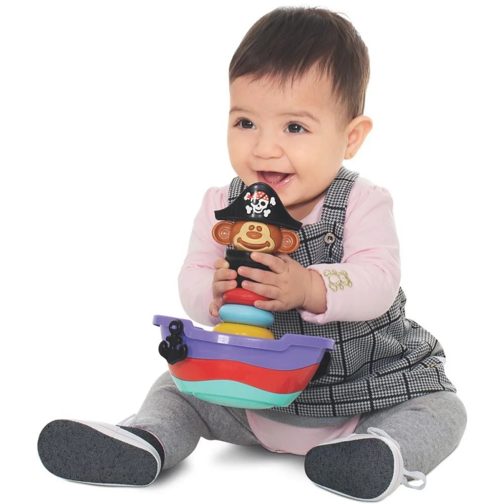 BRINQUEDO EDUCATIVO BABY PIRATA CAIXA MERCO TOYS (UNIDADE) - imagem 4
