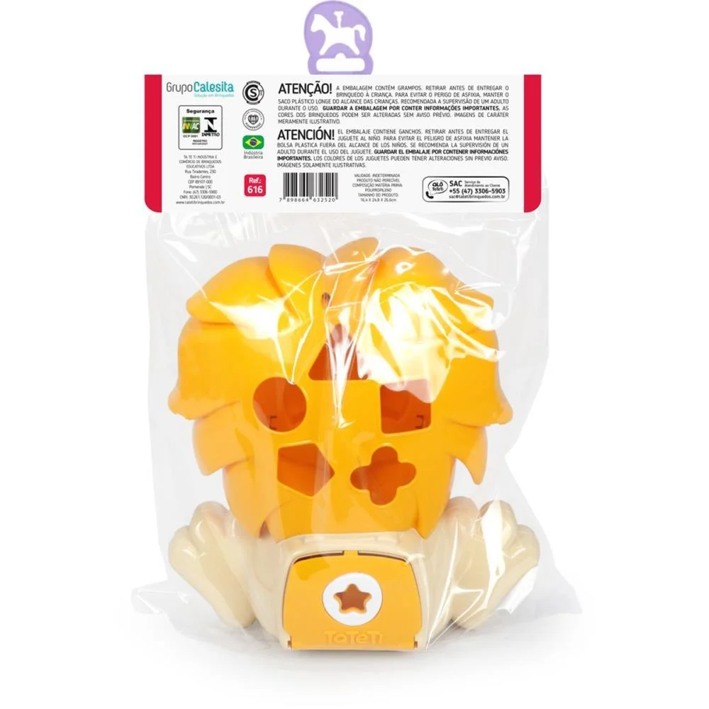 BRINQUEDO EDUCATIVO AMIGO LEAO (S) TATETI (UNIDADE) - imagem 5