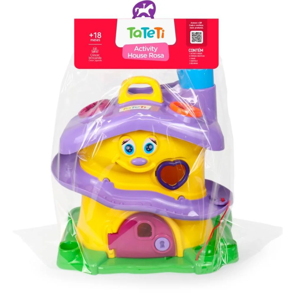 BRINQUEDO EDUCATIVO ACTIVITY HOUSE ROSA TATETI (UNIDADE) - imagem 8