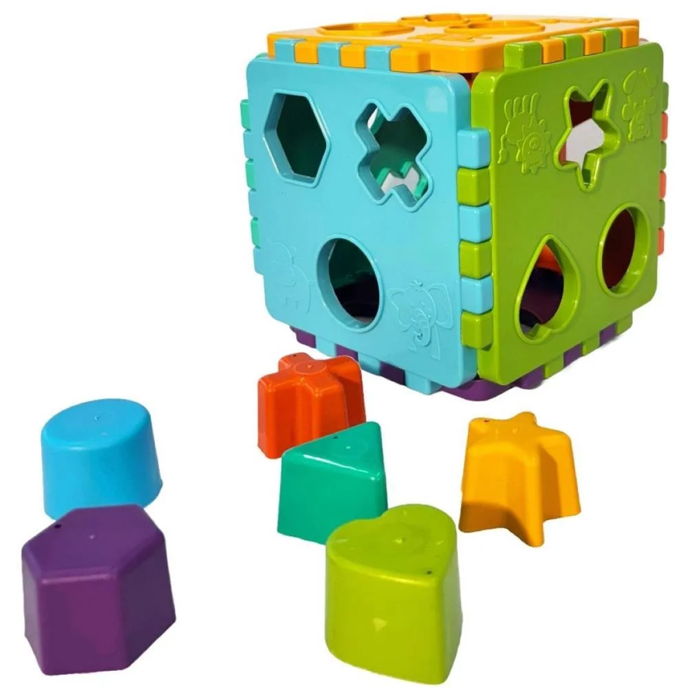 BRINQUEDO EDUCATIVO CUBO BABY EDUCA MAIS C/BLOCOS KENDY BRINQUEDOS (UNIDADE) - imagem 4