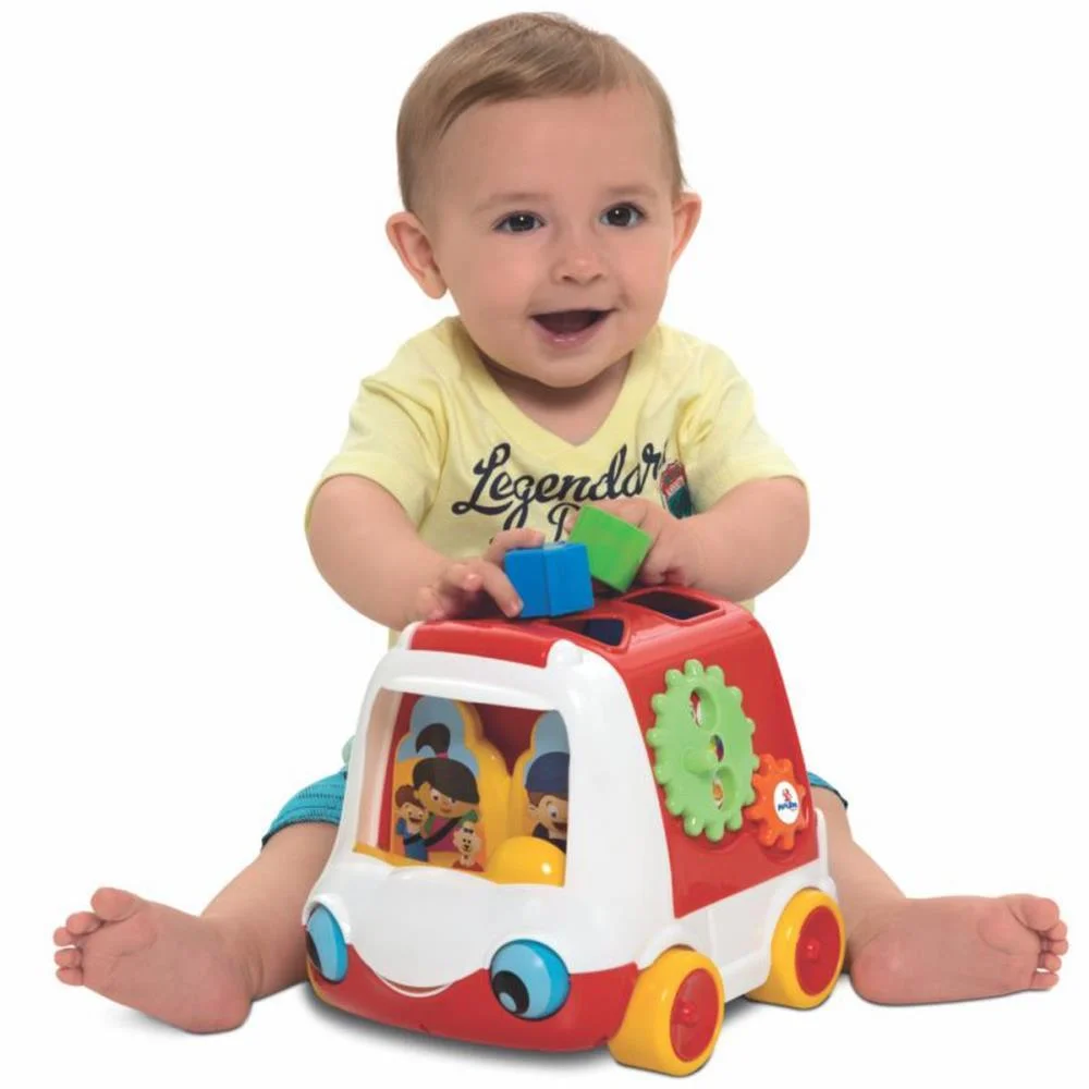 BRINQUEDO EDUCATIVO BABY BUS SOLAPA (S) MERCO TOYS (UNIDADE) - imagem 4