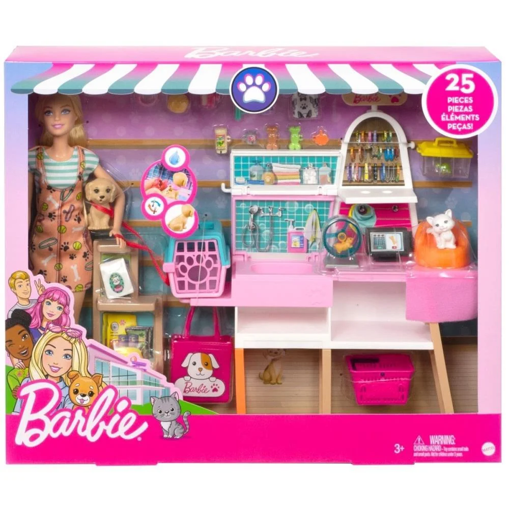 BARBIE ESTATE CONJUNTO PET SHOP C/ BONECA MATTEL (UNIDADE) - imagem 9