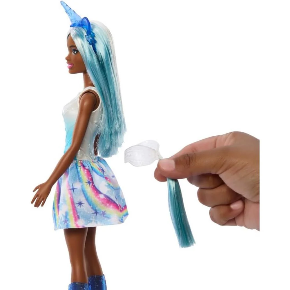 BARBIE FANTASY BONECA UNICORNIO AZUL MATTEL (UNIDADE) - imagem 4