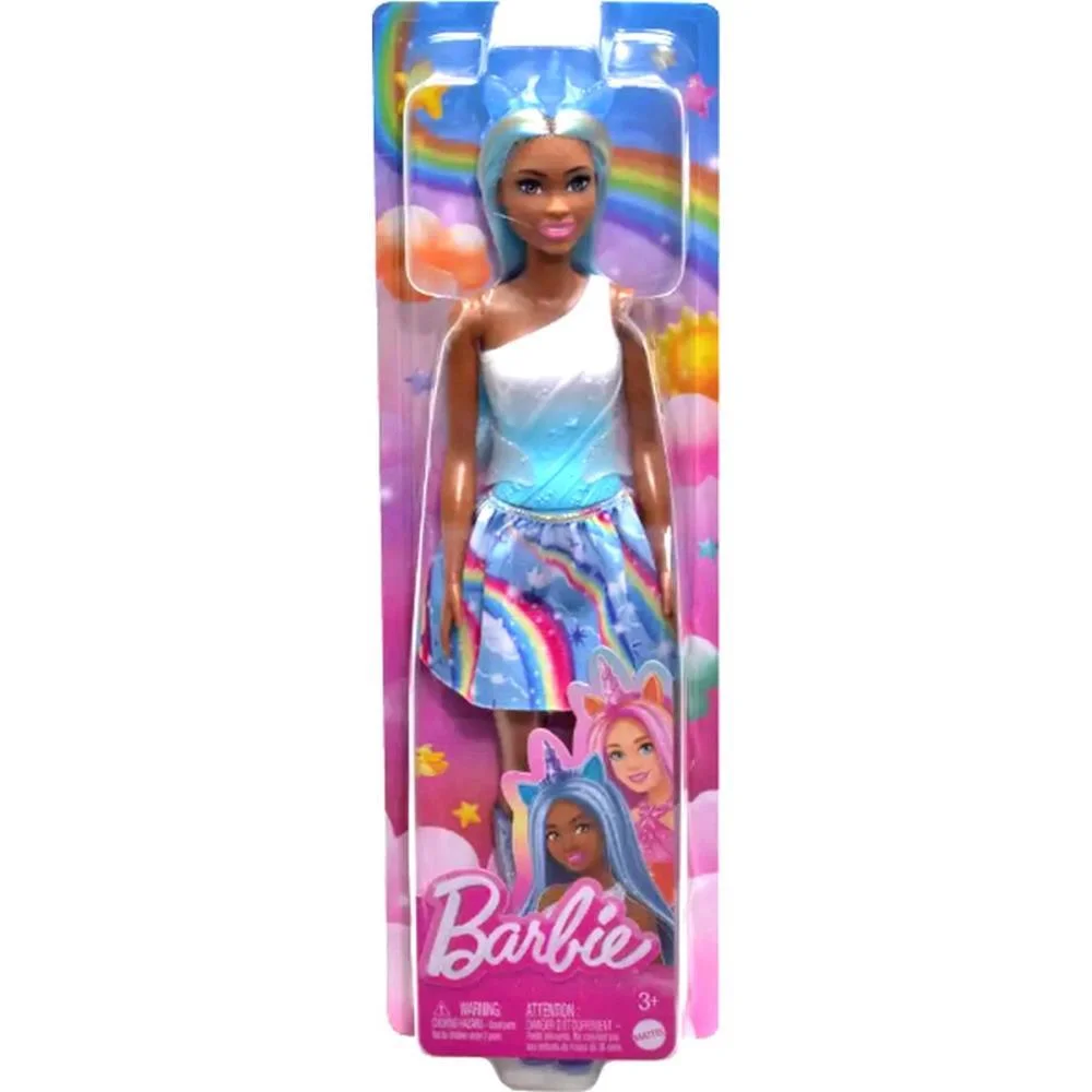 BARBIE FANTASY BONECA UNICORNIO AZUL MATTEL (UNIDADE) - imagem 5