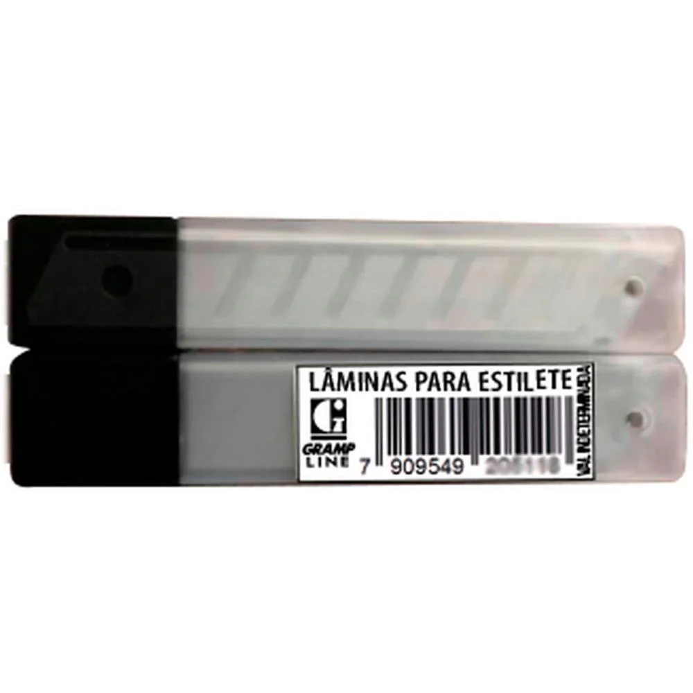 LAMINA PARA ESTILETES LARGO 18MM.C/10UN GRAMP LINE (PCT.C/10) - imagem 4