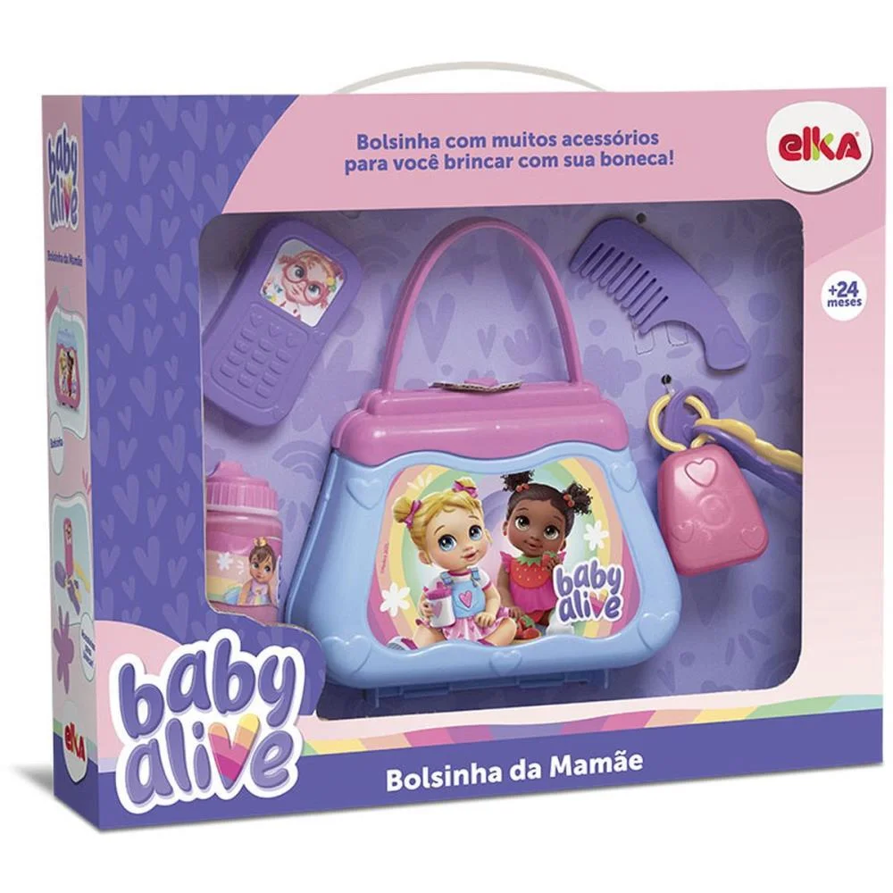 ACESSORIO PARA BONECA BABY ALIVE BOLSINHA DA MAMAE ELKA (UNIDADE) - imagem 3