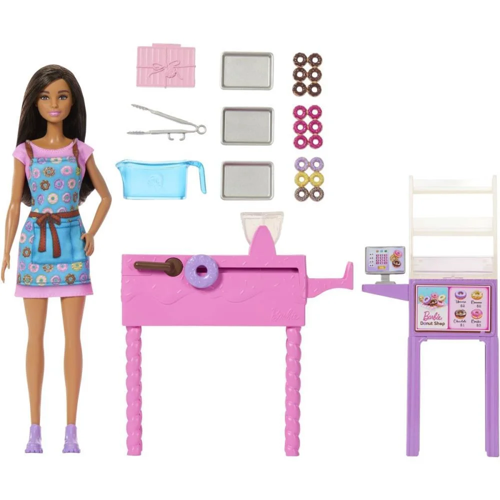 BARBIE PROFISSOES LOJA DE DONUTS C/BONECA MATTEL (UNIDADE) - imagem 2