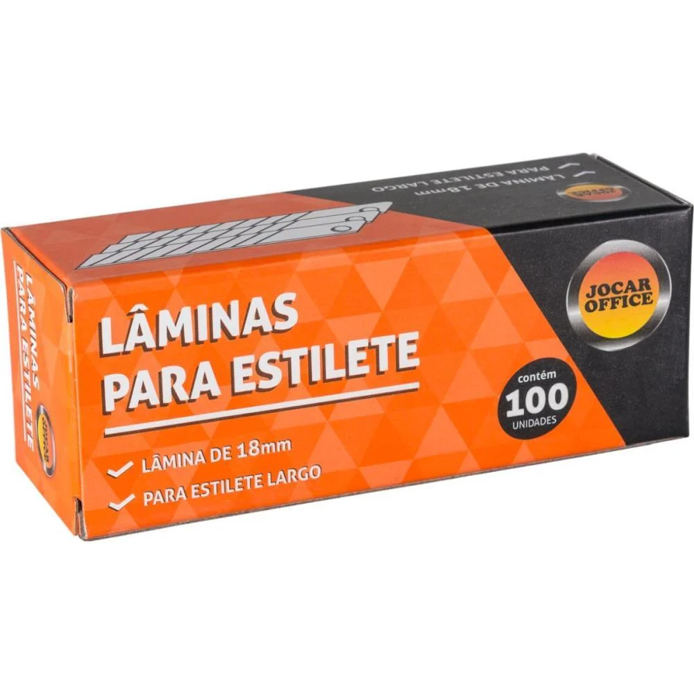 LAMINA PARA ESTILETES LARGO 18MM LEONORA (CX.C/100) - imagem 2