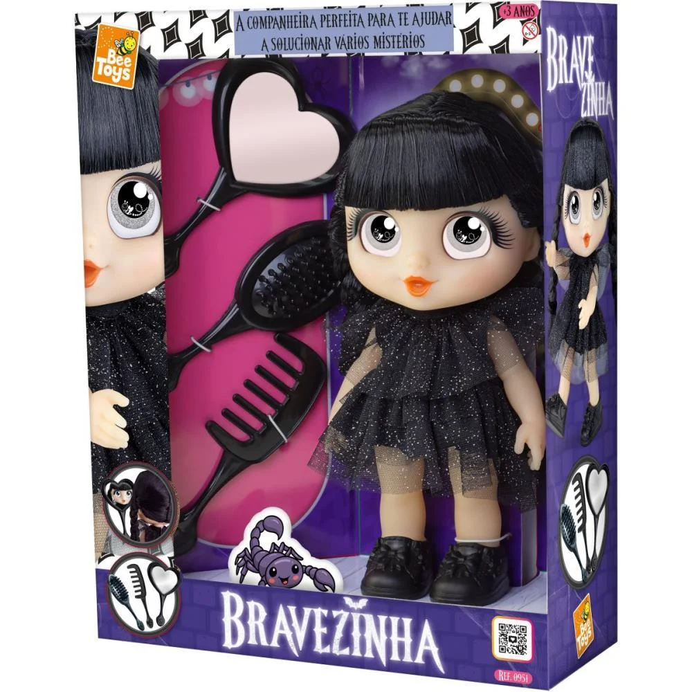 BONECA BRAVEZINHA C/ACESSORIOS BEE TOYS (UNIDADE) - imagem 7