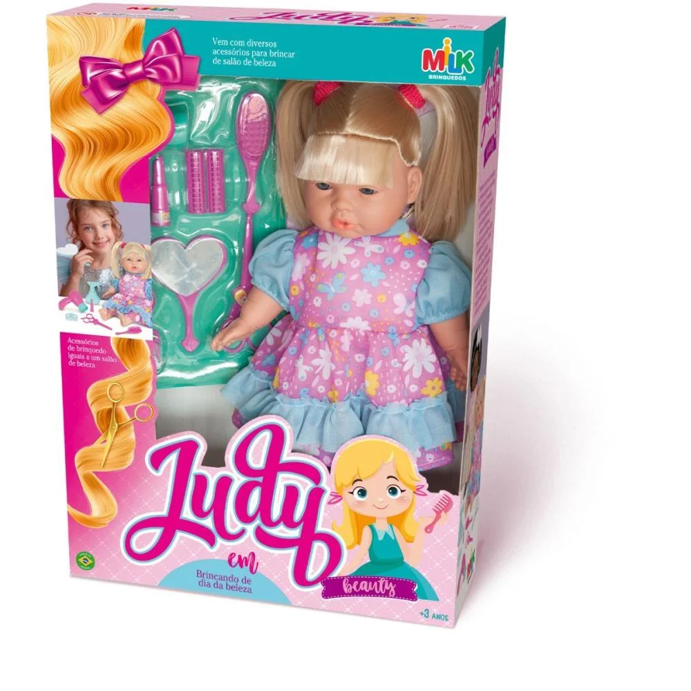 BONECA JUDY BEAUTY 34CM C/ACESSORIOS MILK (UNIDADE) - imagem 3