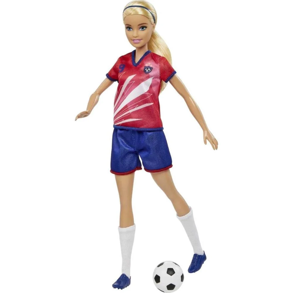 BARBIE PROFISSOES BONECA FUTEBOL UNIFORME Nº 9 MATTEL (UNIDADE) - imagem 3