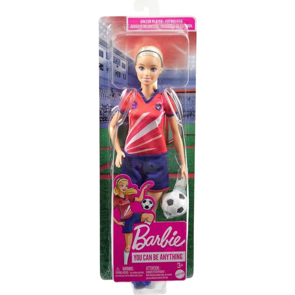 BARBIE PROFISSOES BONECA FUTEBOL UNIFORME Nº 9 MATTEL (UNIDADE) - imagem 7
