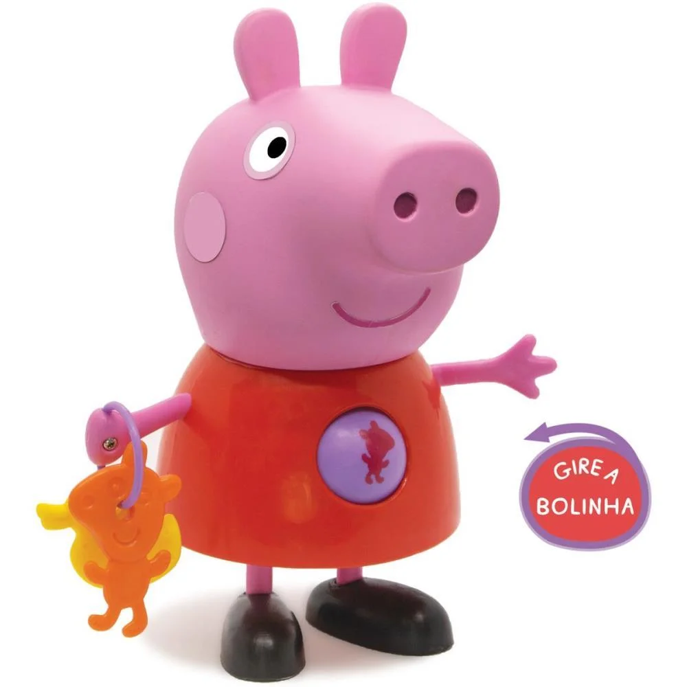 BONECO E PERSONAGEM PEPPA PIG ATIVIDADES 24CM. ELKA (UNIDADE) - imagem 4