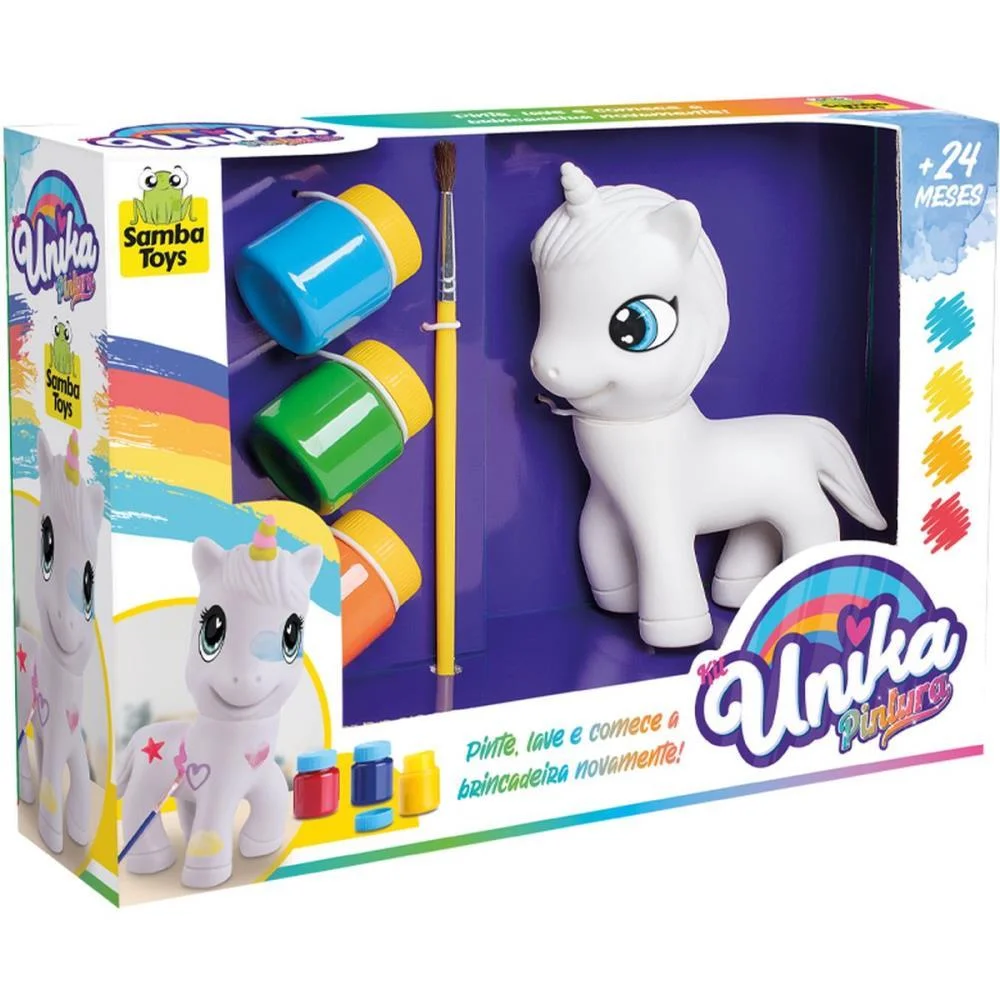 BONECO E PERSONAGEM UNIKA PINTURA LAVAVEL SAMBA TOYS (UNIDADE) - imagem 4