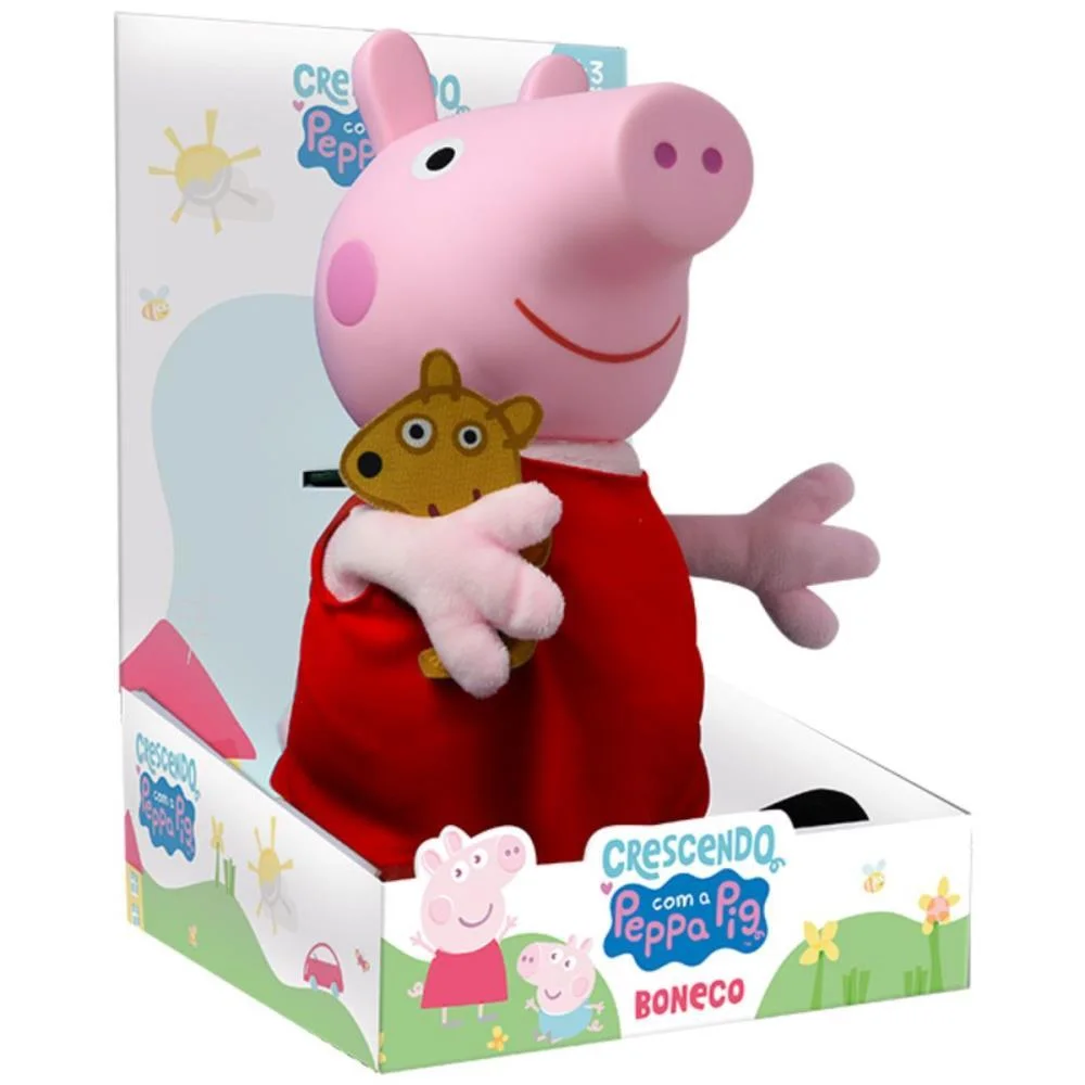 BONECO E PERSONAGEM PEPPA PIG 32CM BABY BRINK (UNIDADE) - imagem 4