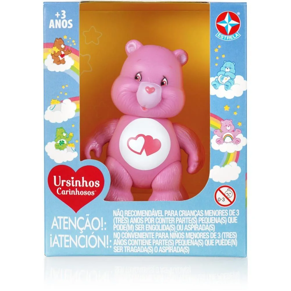 BONECO E PERSONAGEM URSINHO CARINHOSO AMOROSA ROSA ESTRELA (UNIDADE) - imagem 7