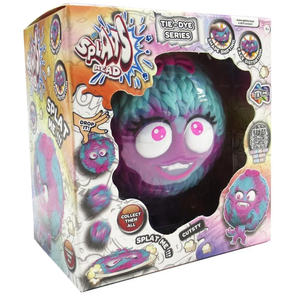 BONECO E PERSONAGEM SPLATS HEAD TIE DYE 15CM (S) SUNNY (UNIDADE) - imagem 4