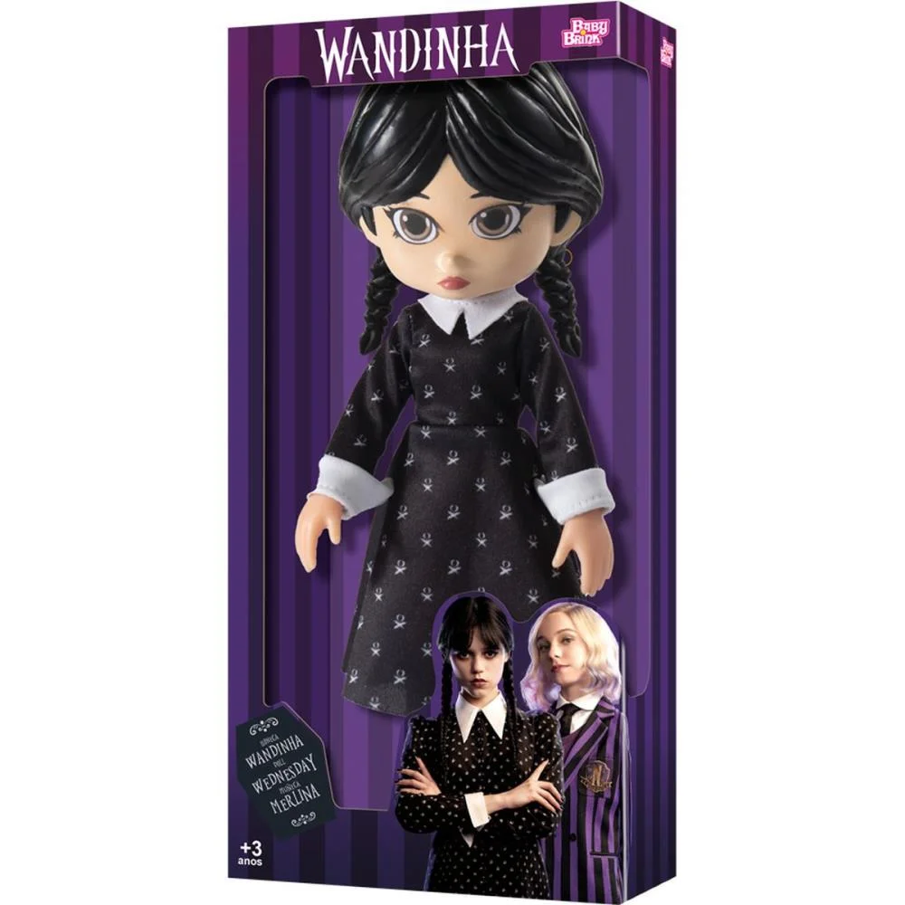 BONECO E PERSONAGEM WANDINHA 25CM. BABY BRINK (UNIDADE) - imagem 3