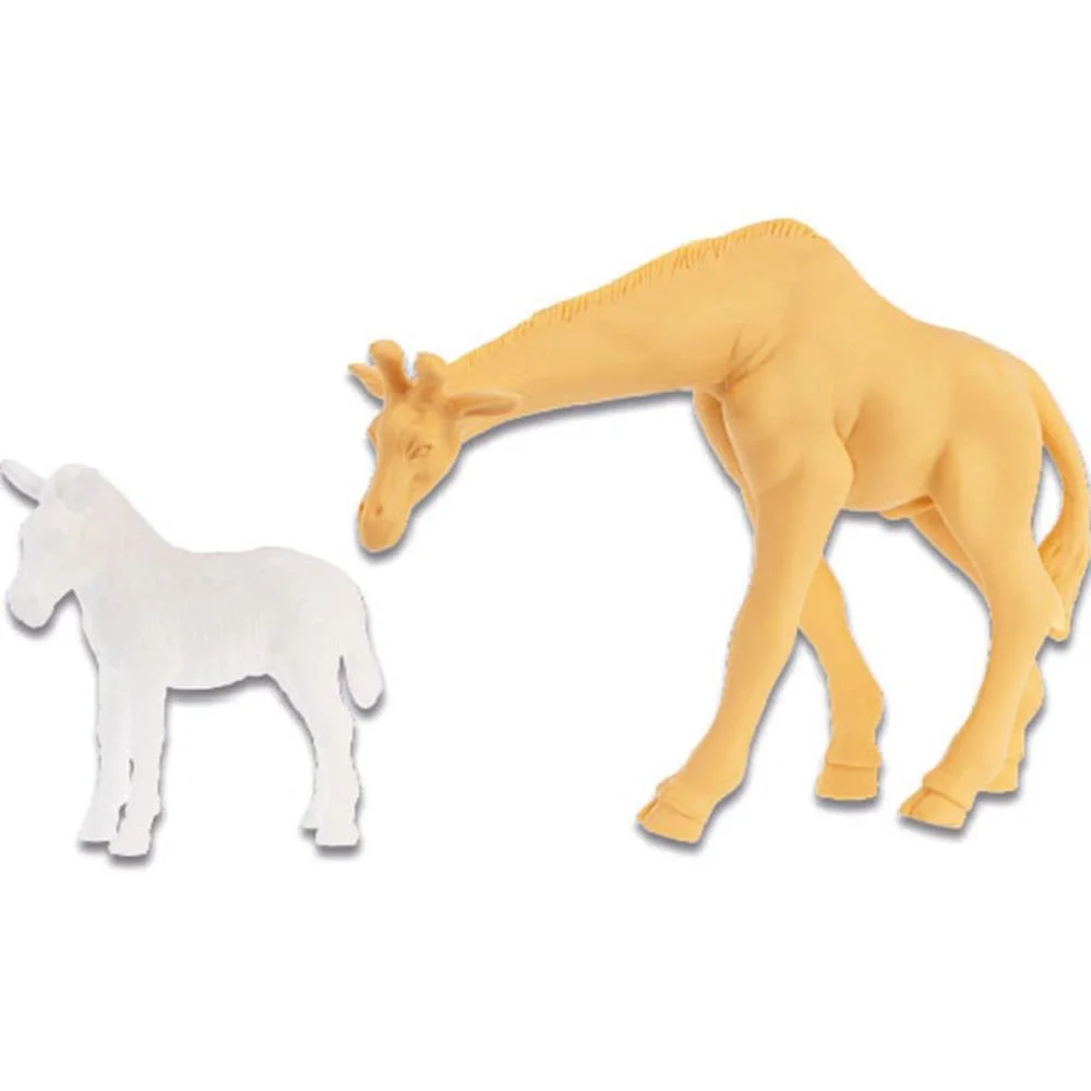 BONECO E PERSONAGEM ZEBRA E GIRAFA C/CANETINHA LAV GULLIVER (UNIDADE) - imagem 2