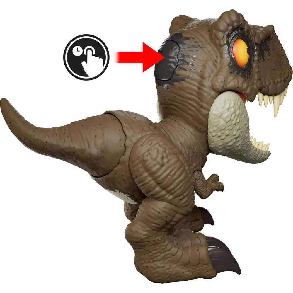 BONECO E PERSONAGEM JW T-REX COMANDO DE RUGIDO 20C MATTEL (UNIDADE) - imagem 4