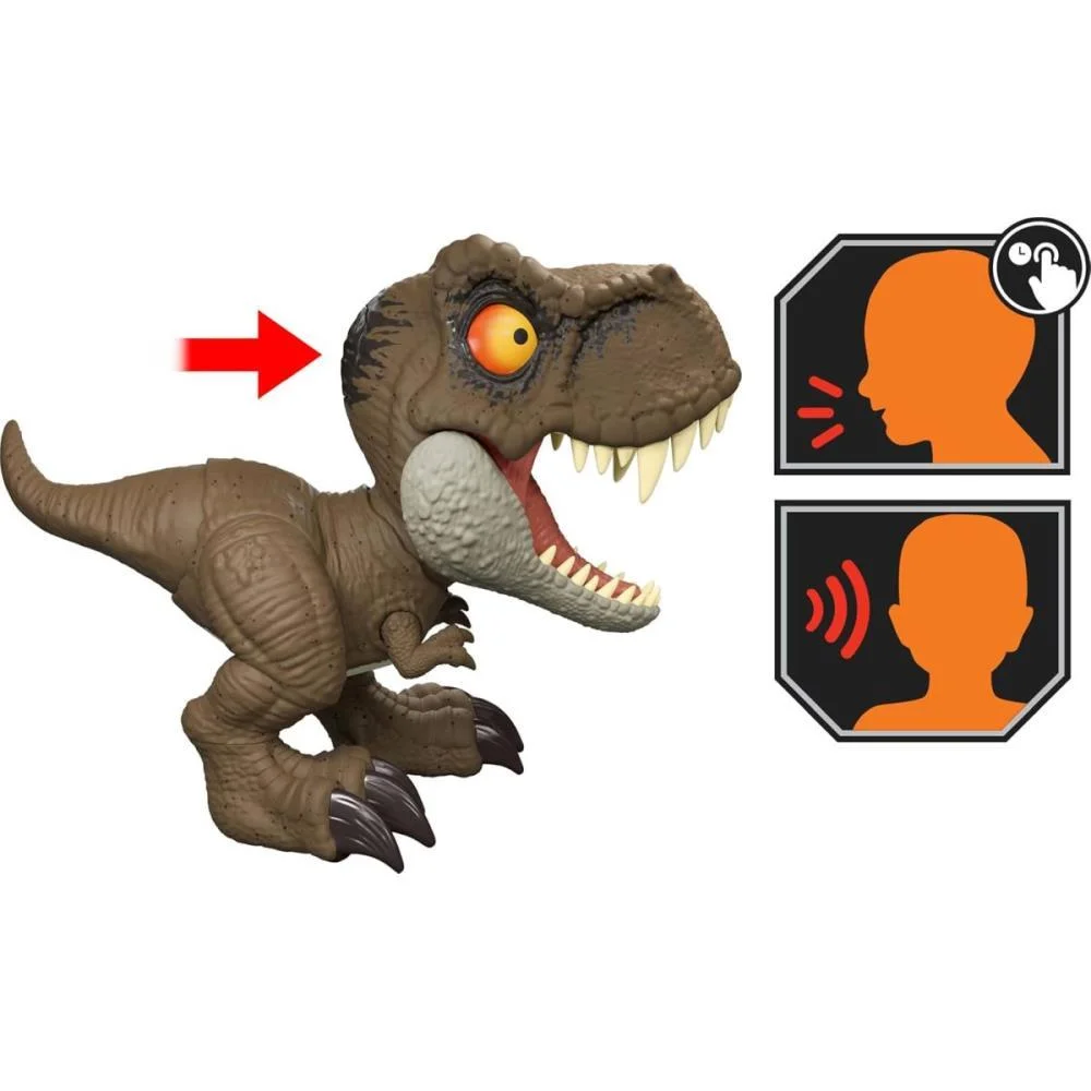 BONECO E PERSONAGEM JW T-REX COMANDO DE RUGIDO 20C MATTEL (UNIDADE) - imagem 5