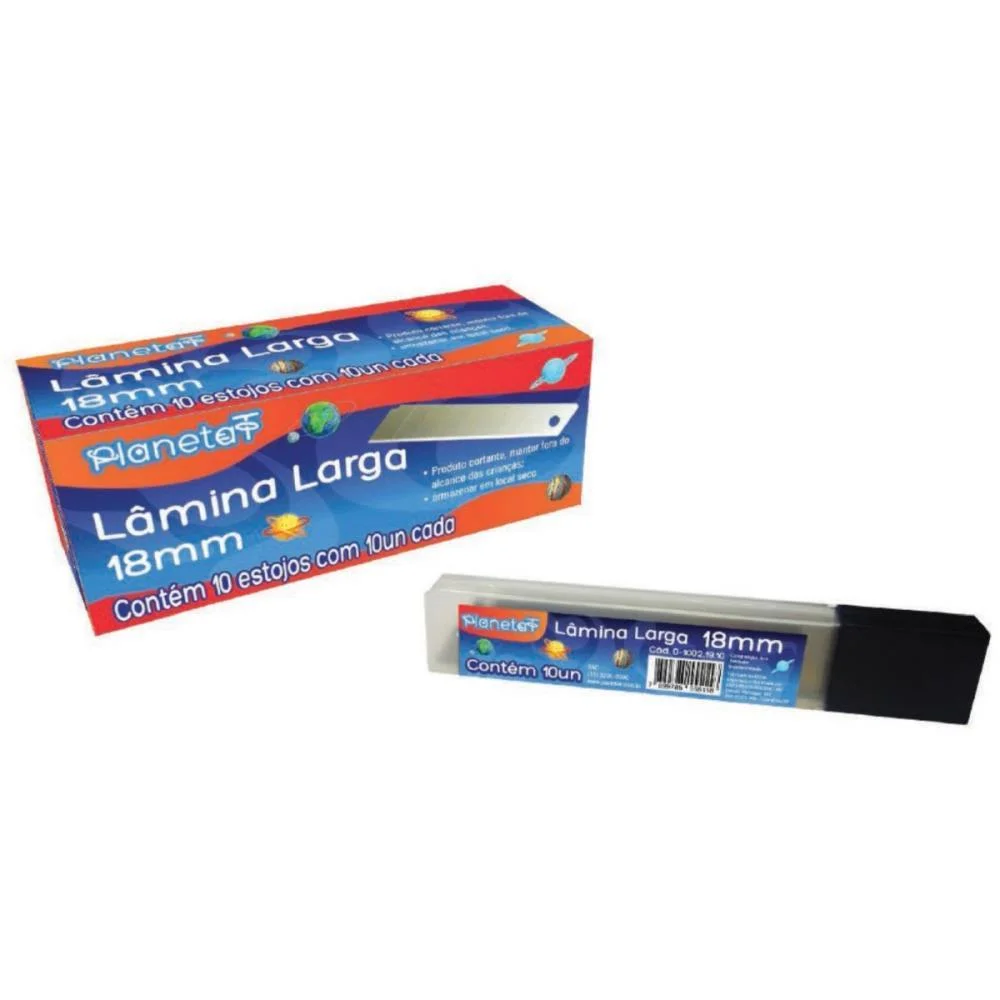 LAMINA PARA ESTILETES LARGA 10ESTX10UNID. V.M.P. (CAIXA) - imagem 2